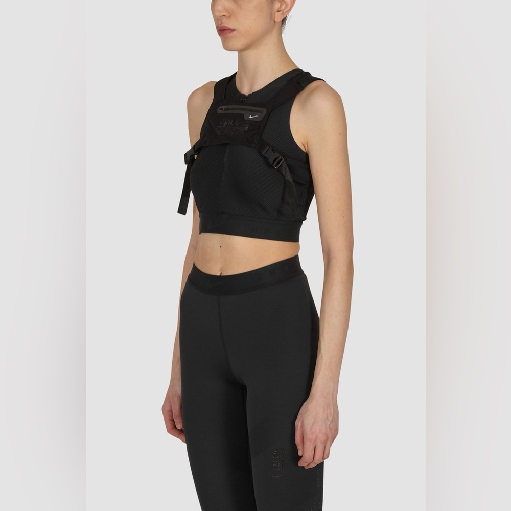 Nike x MMW 3-in-1 Top Black Matthew Williams Vest Bra Top